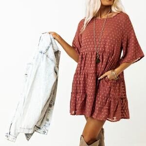 NWT Flawless Tunic Women's Dress in Rose Pink‎ 3XL